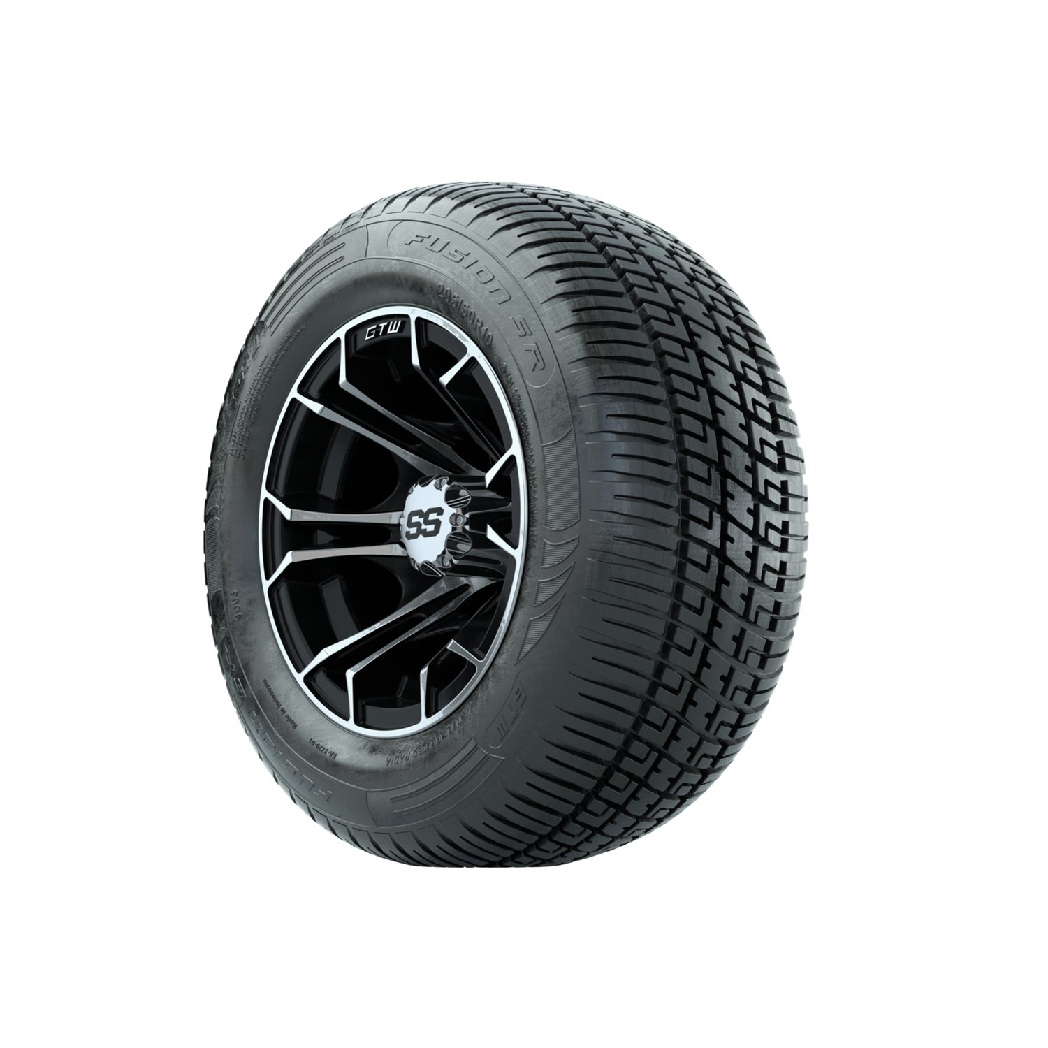 A19-1108 Spyder / Machined & Black / Fusion SR