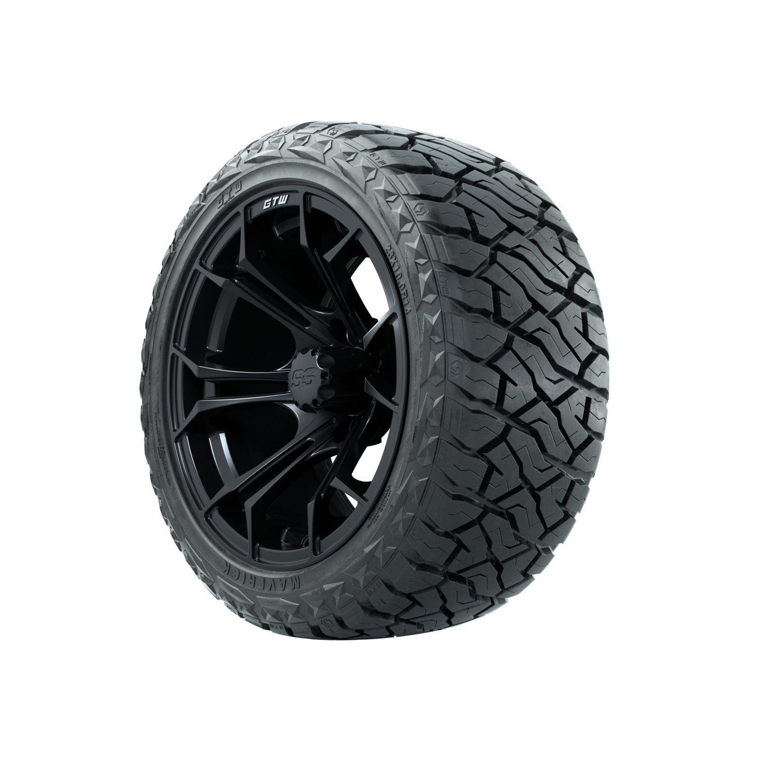 A19-1365 Spyder / Matte Black / Maverick 23"
