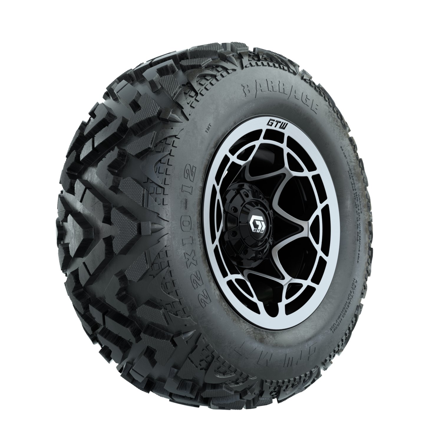 19-391 A19-1852 Nexus / Silver & Gloss Black / Barrage