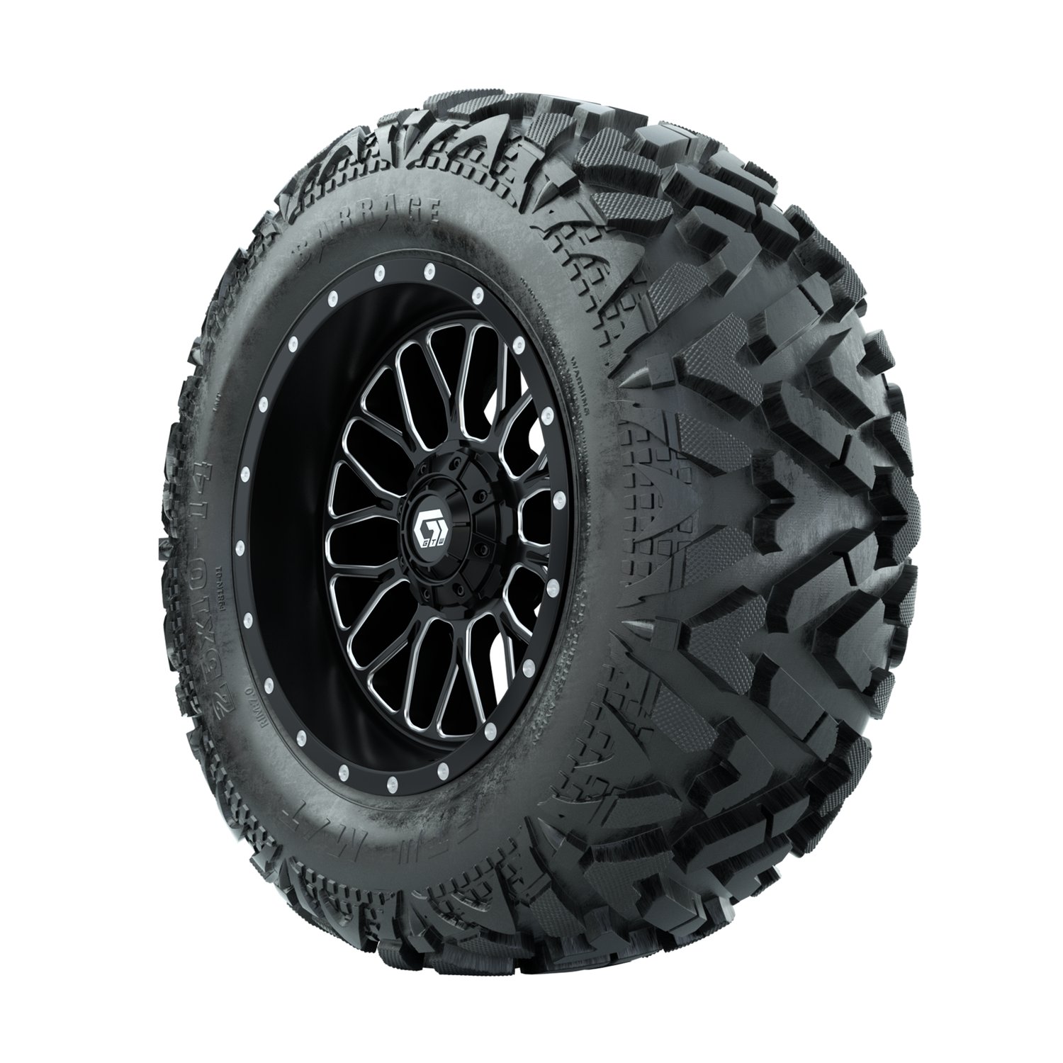 A19-2261 Helix / Machined & Black / Barrage