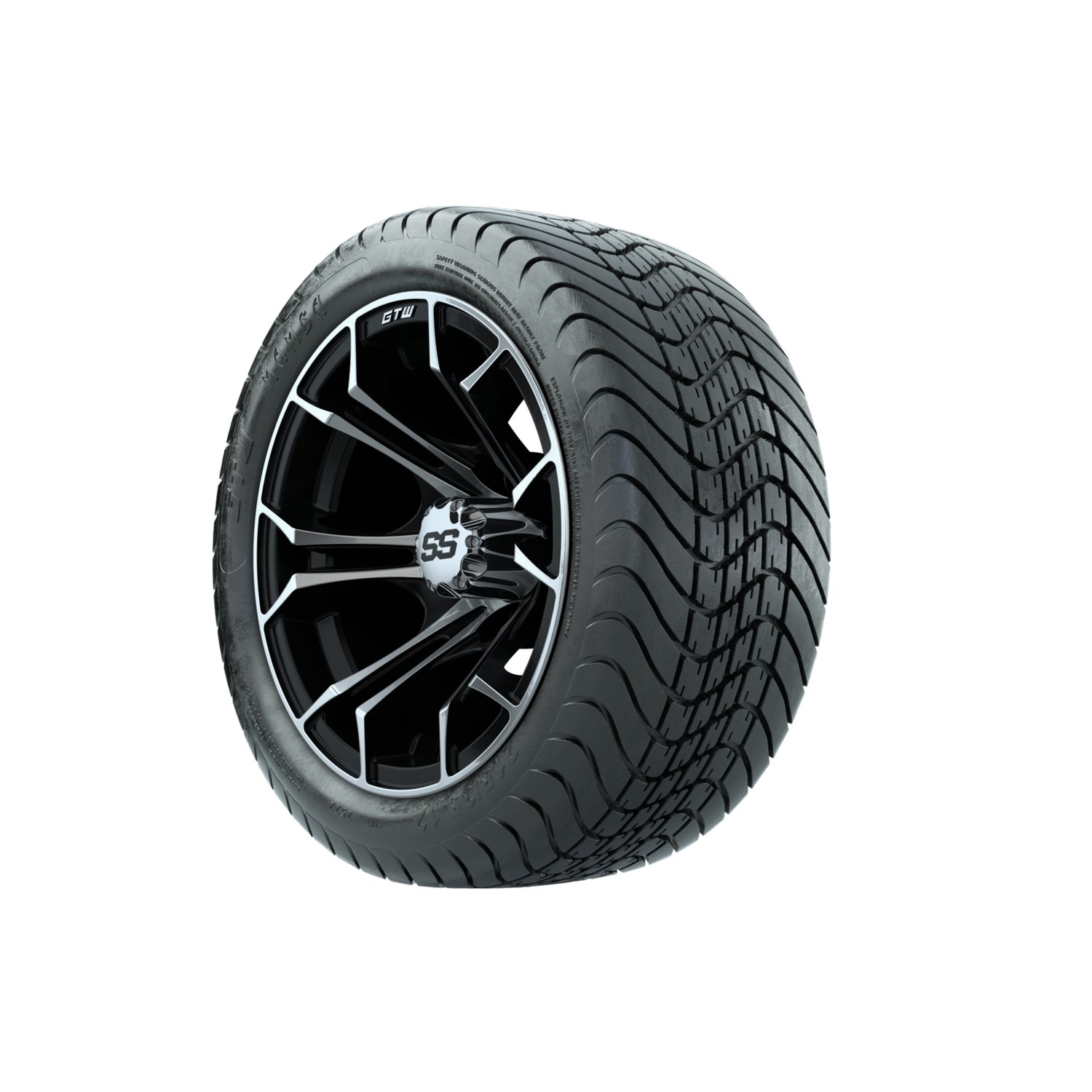 A19-378 Spyder / Machined & Black / Mamba