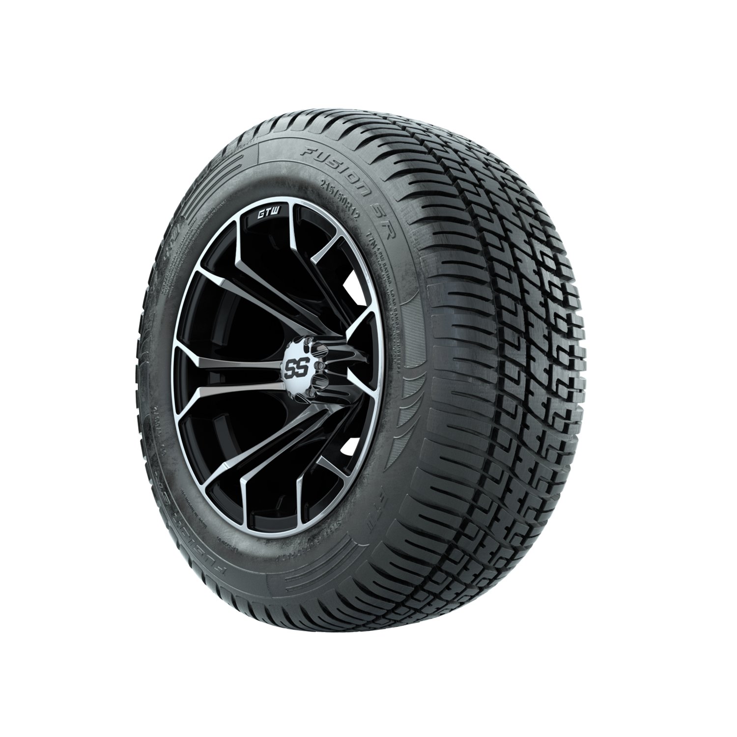 A19-453 Spyder / Machined & Black / Fusion SR