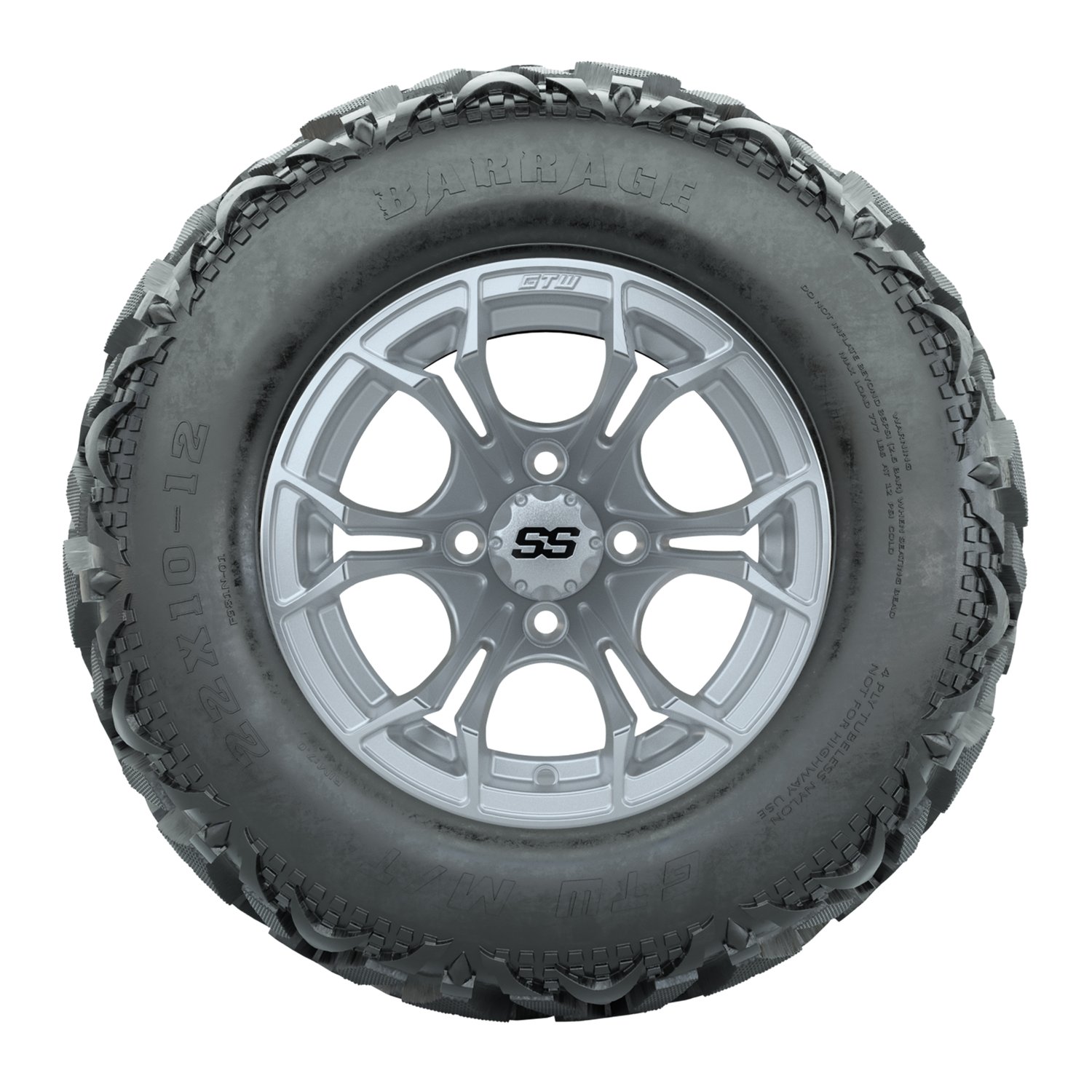 19-351 A19-1770 Spyder / Silver / Barrage