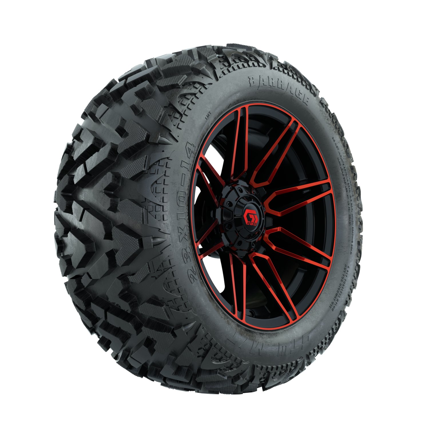 19-413 A19-2556 Stealth / Red & Black / Barrage