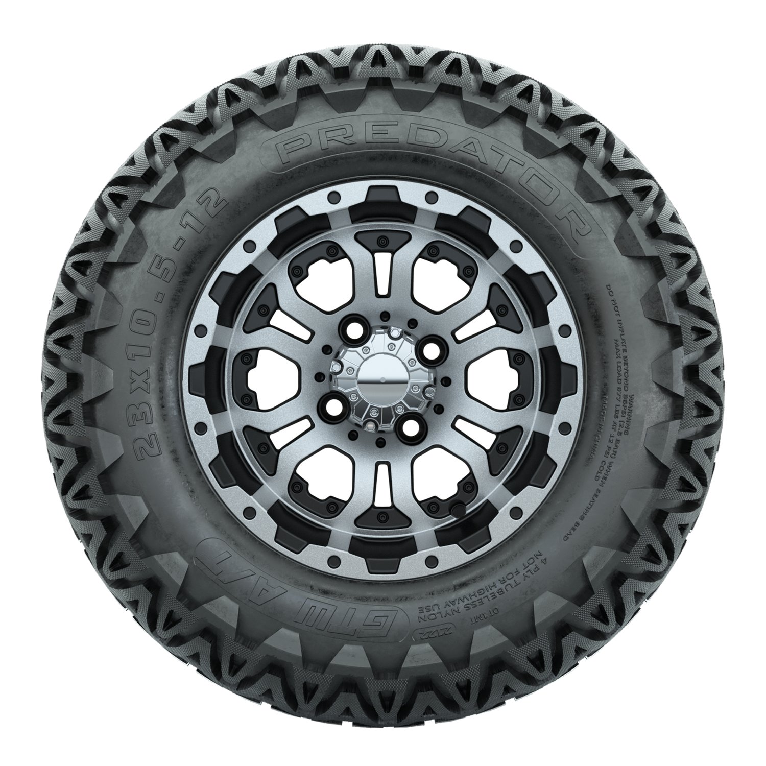 20-060 A19-513 Omega / Machined & Black / Predator