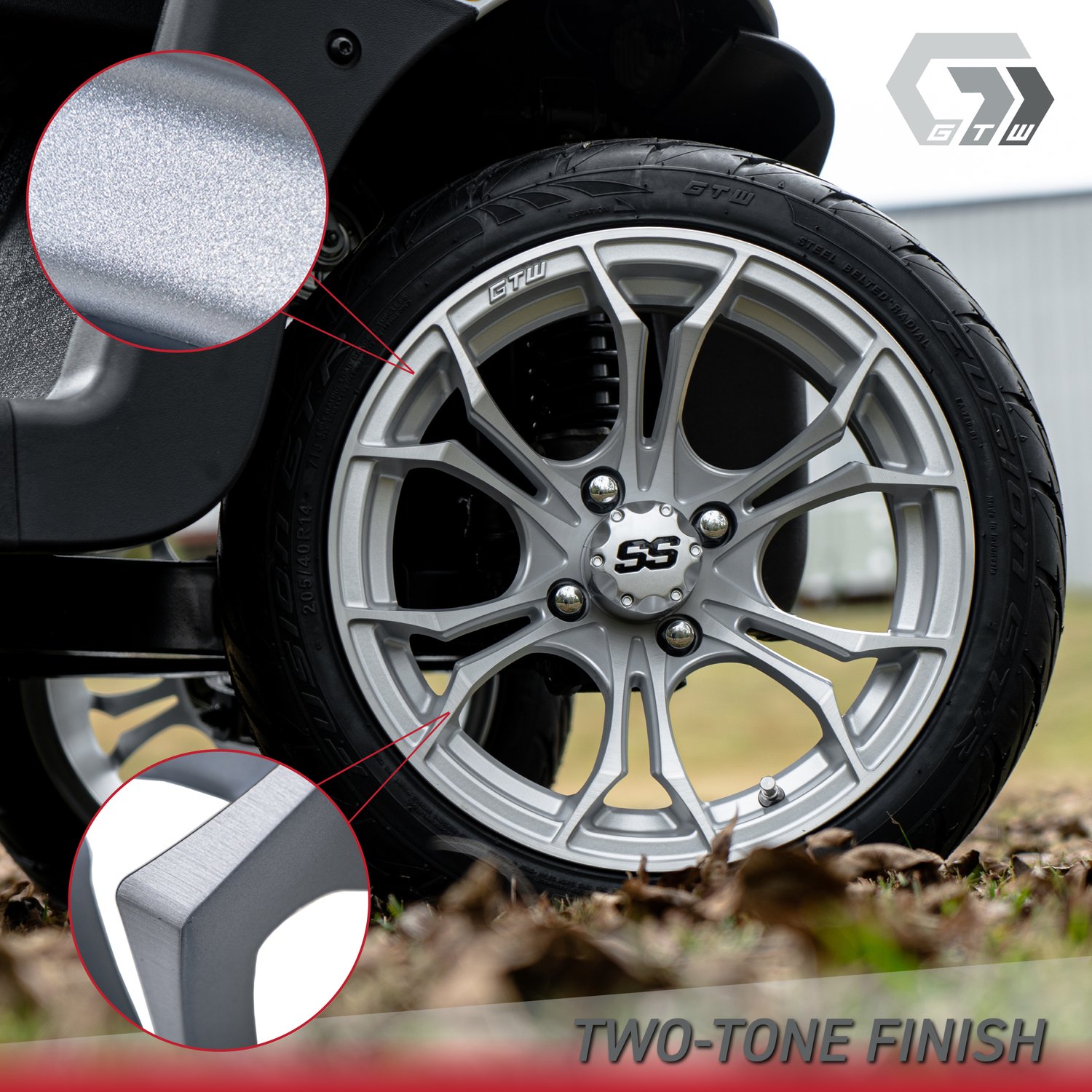 19-353 Limited Edition Silver Spyder Wheel 15"
