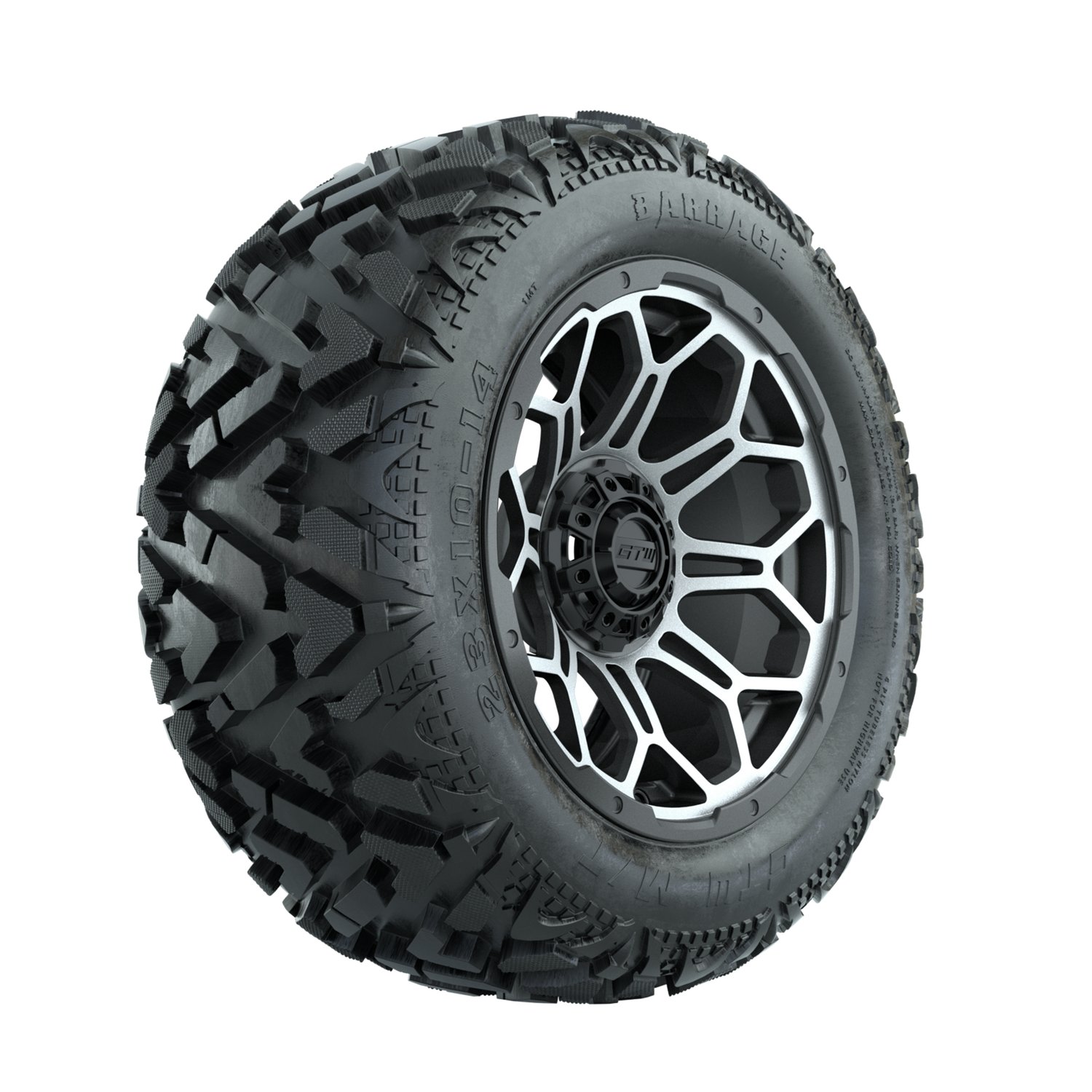19-225 A19-2422 Bravo / Matte Gray & Machined / Barrage