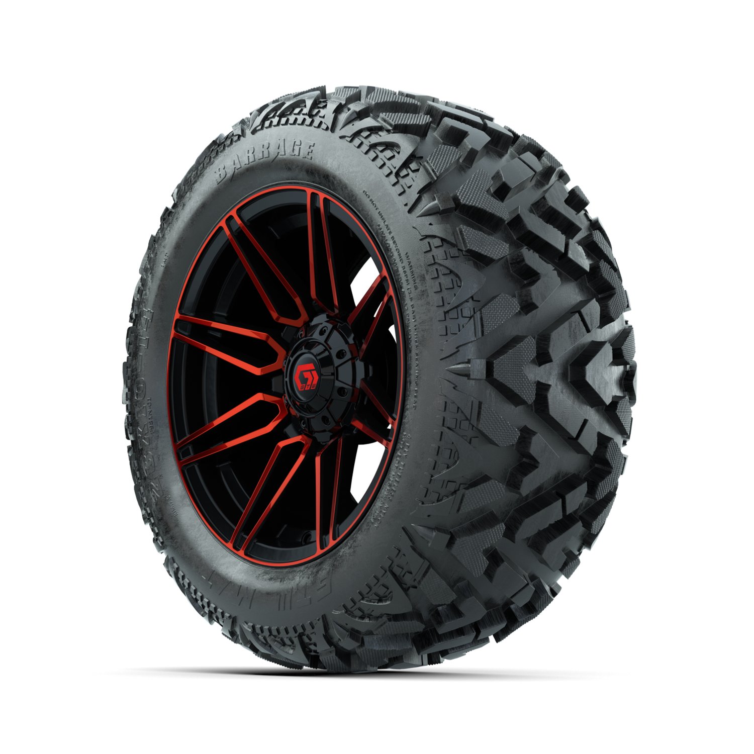 19-413 A19-2556 Stealth / Red & Black / Barrage