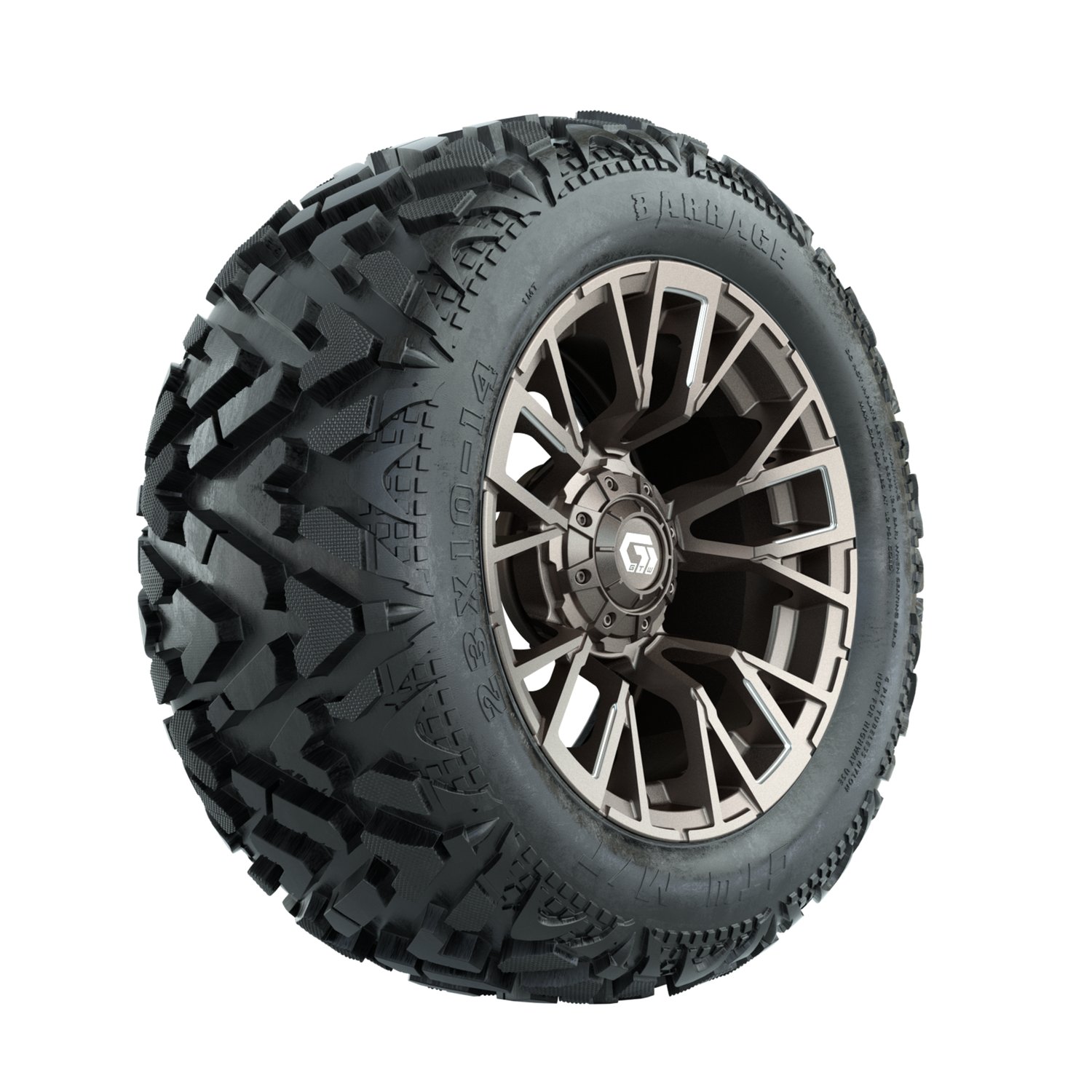 19-423 A19-2601 Vandal / Satin Bronze / Barrage