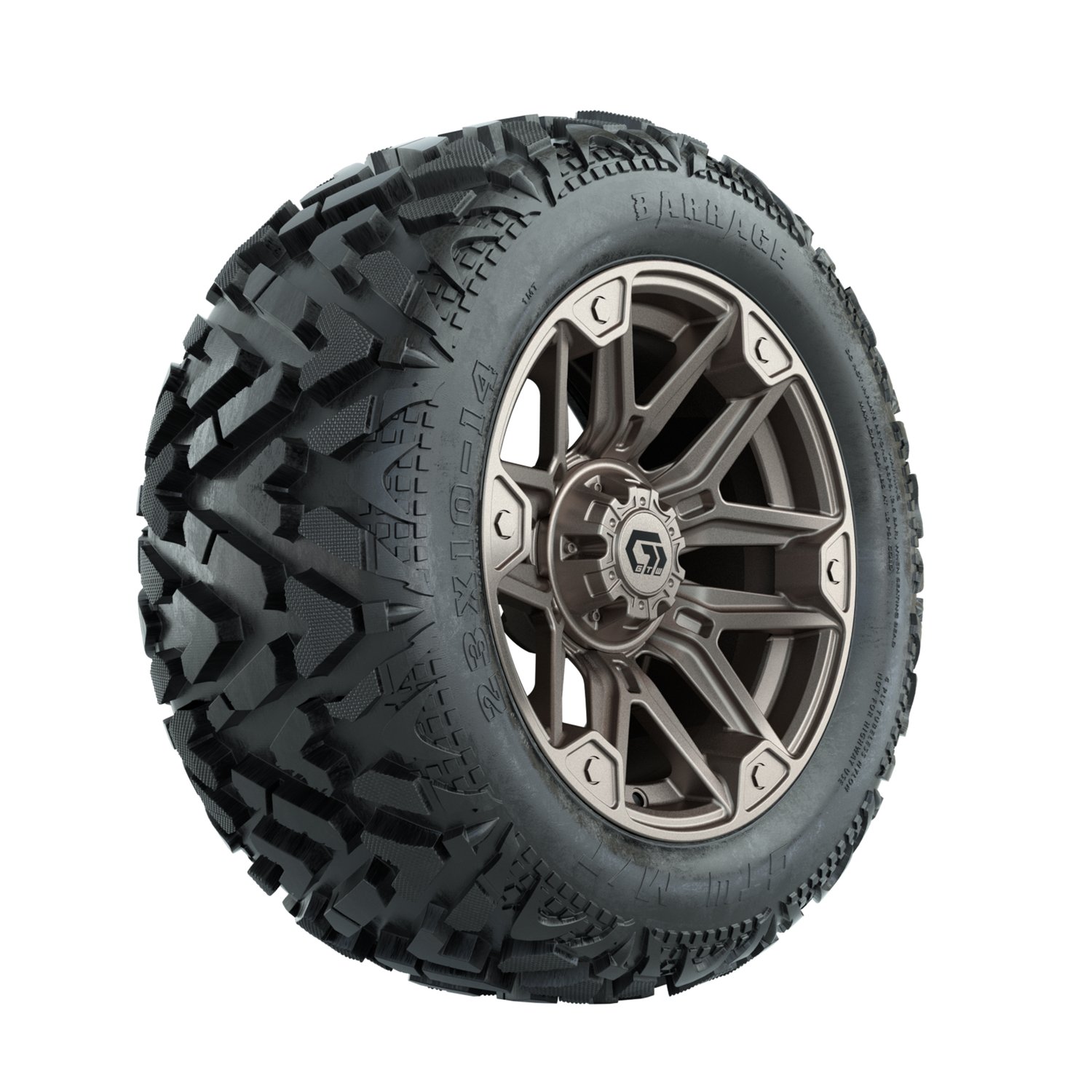 19-415 A19-2574 Graffiti / Satin Bronze / Barrage