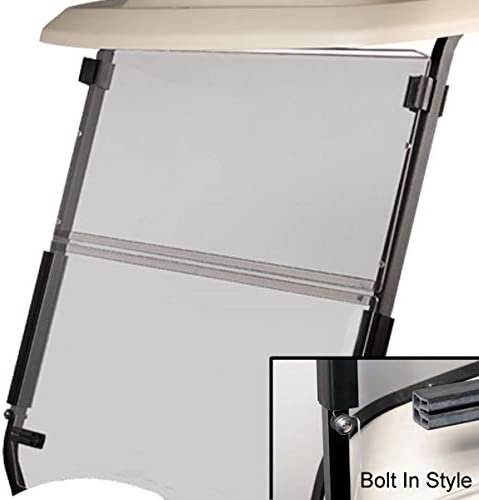 6017 RedDot Tinted Bolt-On Folding Windshield for E-Z-GO TXT