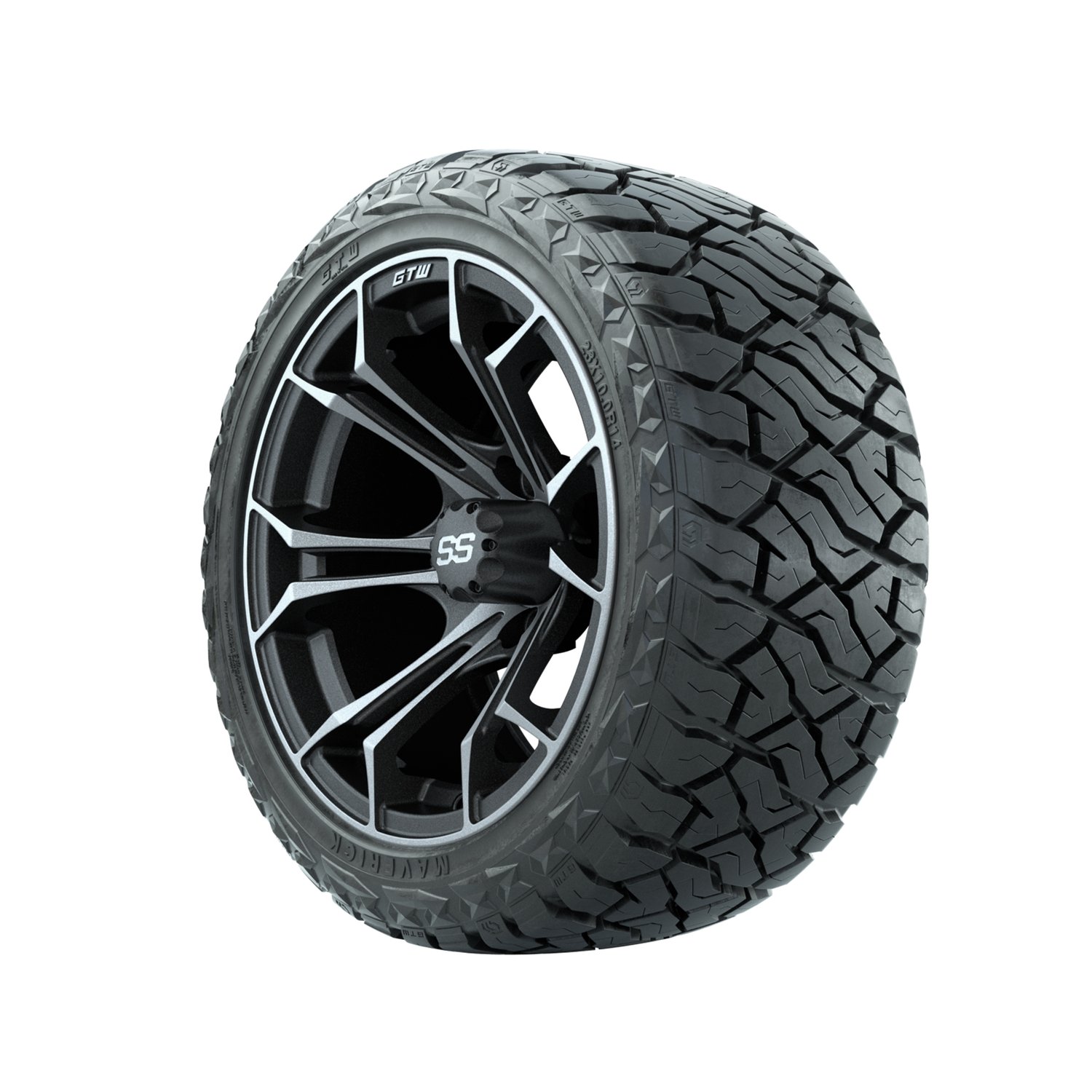 19-253 A19-1455 Spyder / Matte Gray & Machined / Maverick