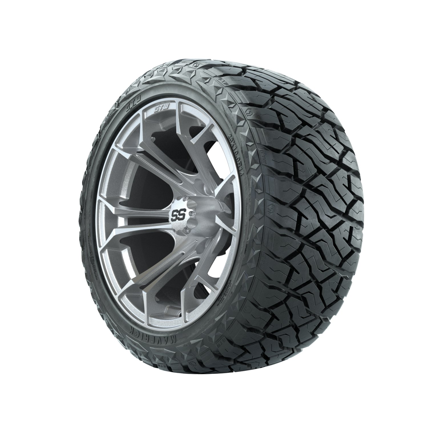 19-352 A19-1461 Spyder / Silver Machined / Maverick