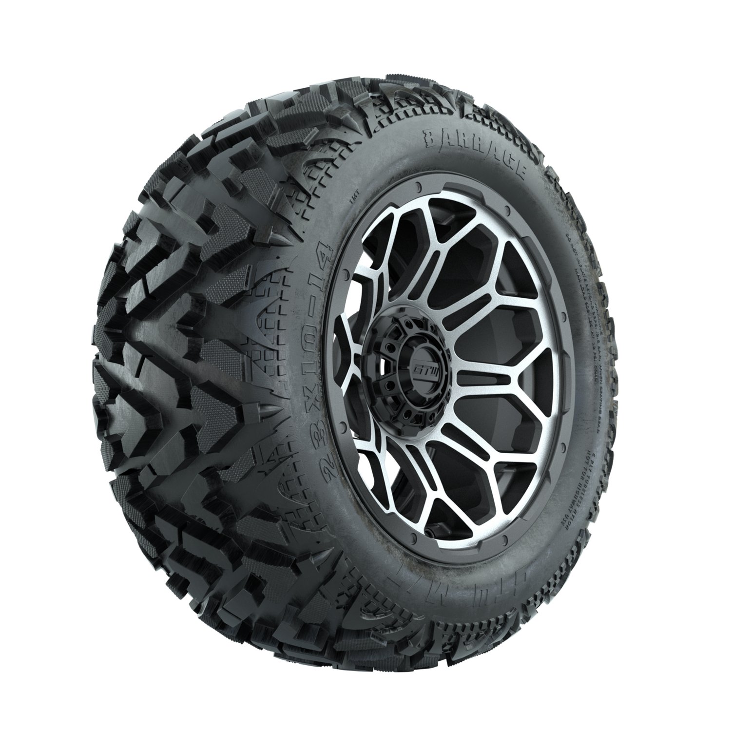 19-225 A19-2422 Bravo / Matte Gray & Machined / Barrage