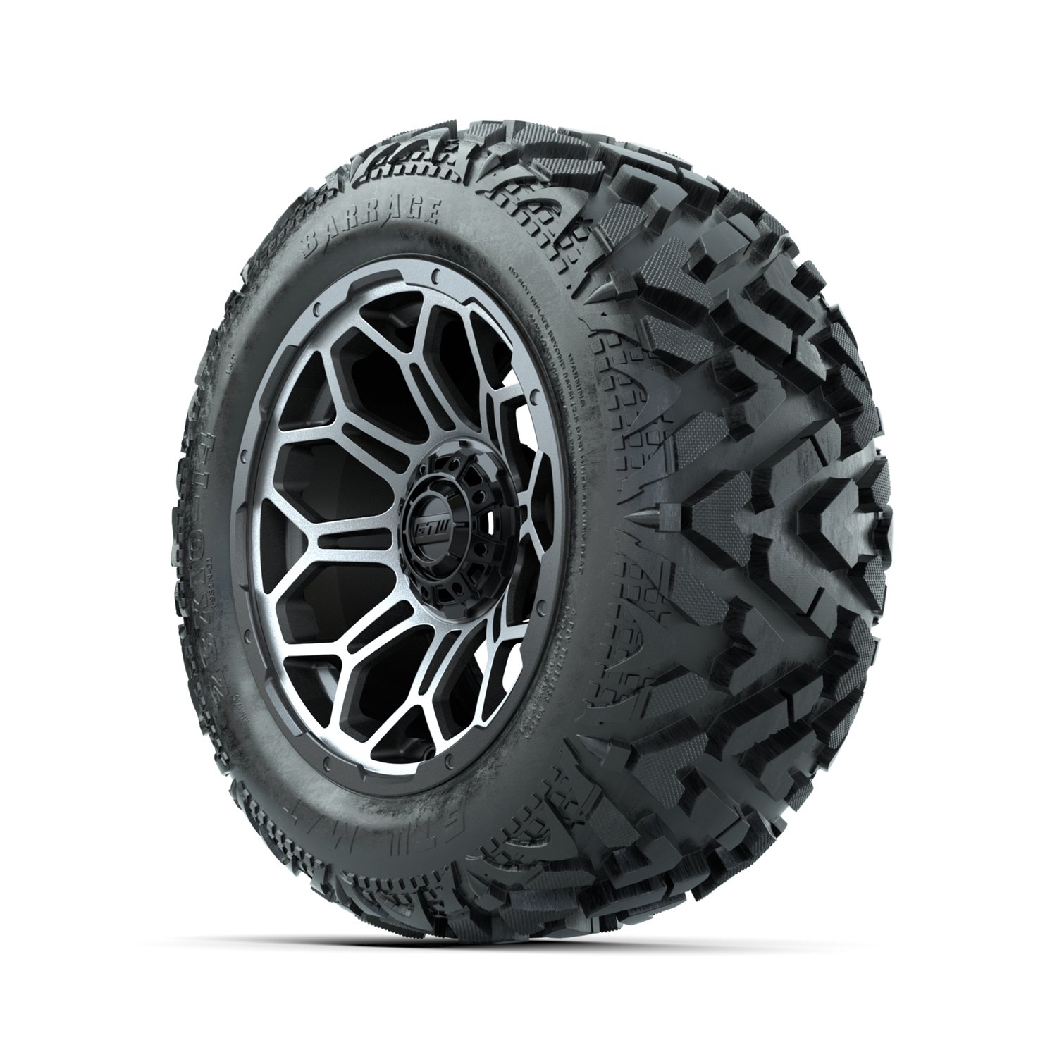 19-225 A19-2422 Bravo / Matte Gray & Machined / Barrage