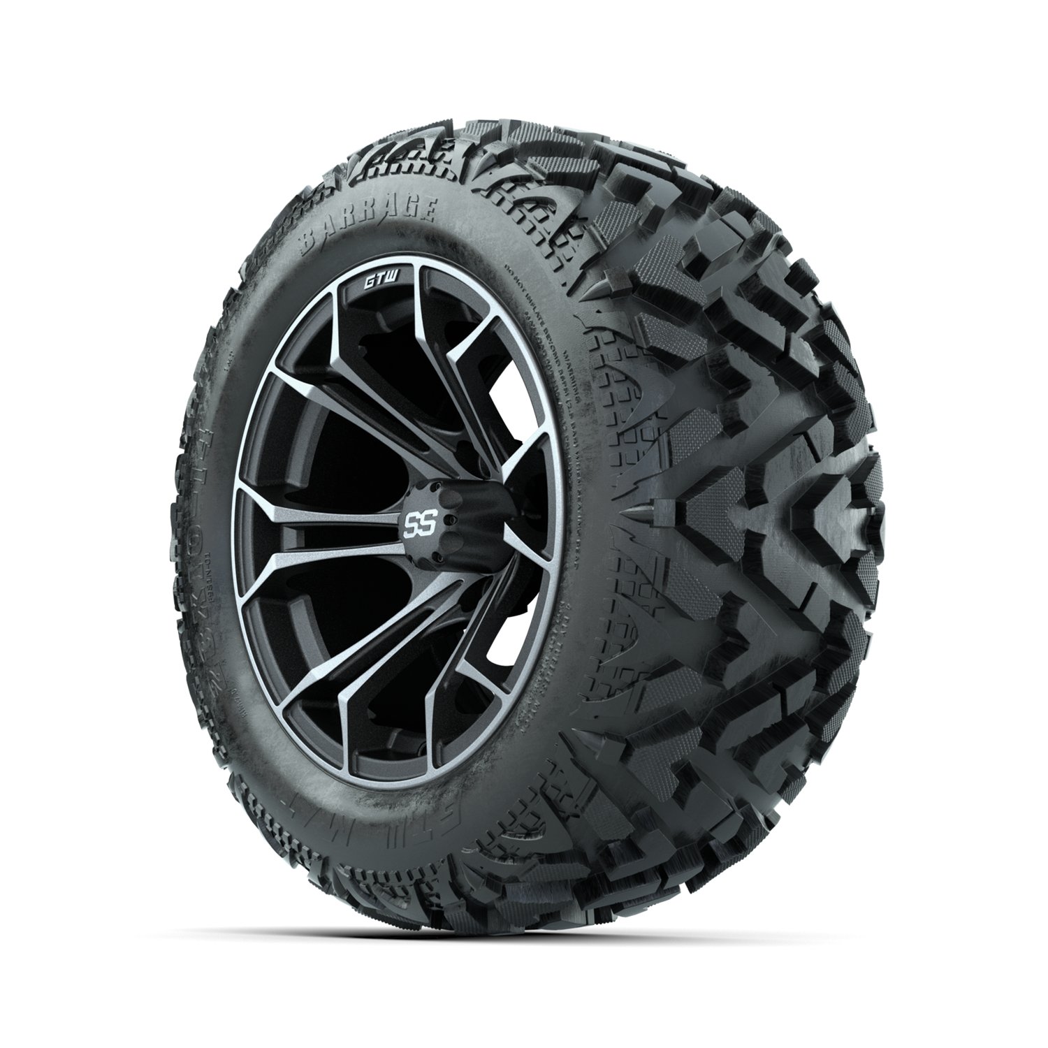 19-253 A19-2510 Spyder / Matte Gray & Machined / Barrage