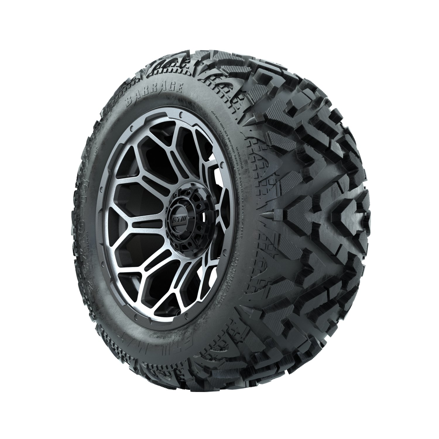 19-225 A19-2422 Bravo / Matte Gray & Machined / Barrage