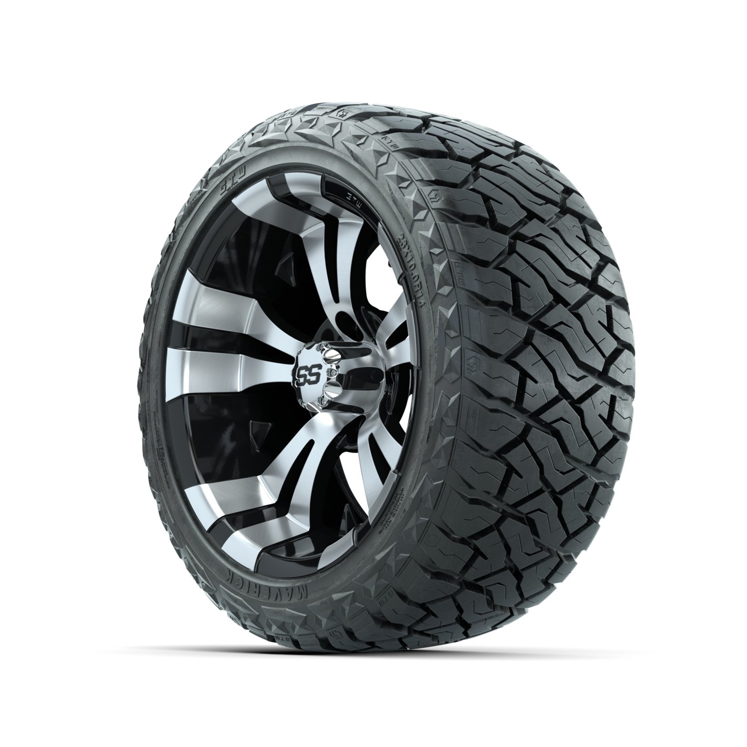 19-168 A19-1445 Vampire / Machined & Black / Maverick