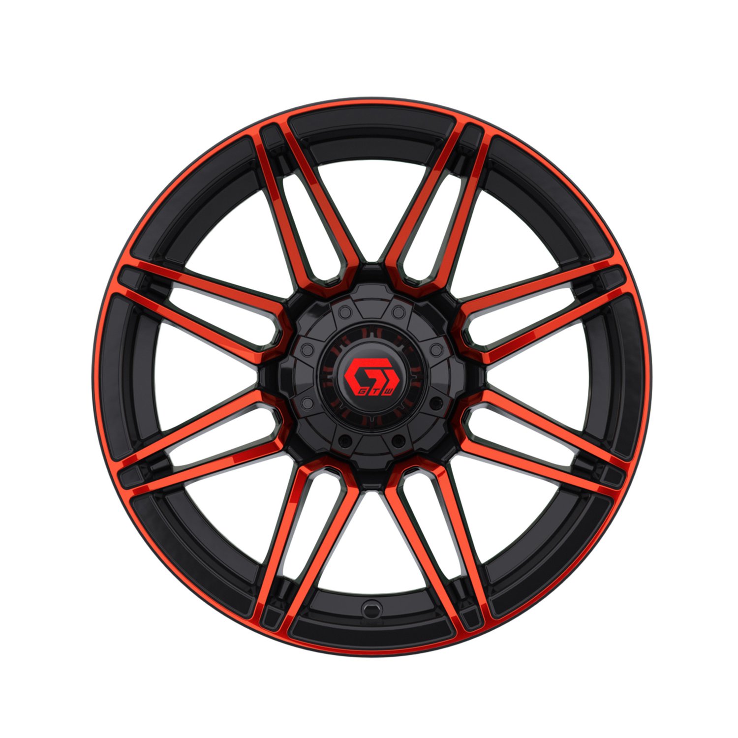 19-413 14" Stealth Machined & Red