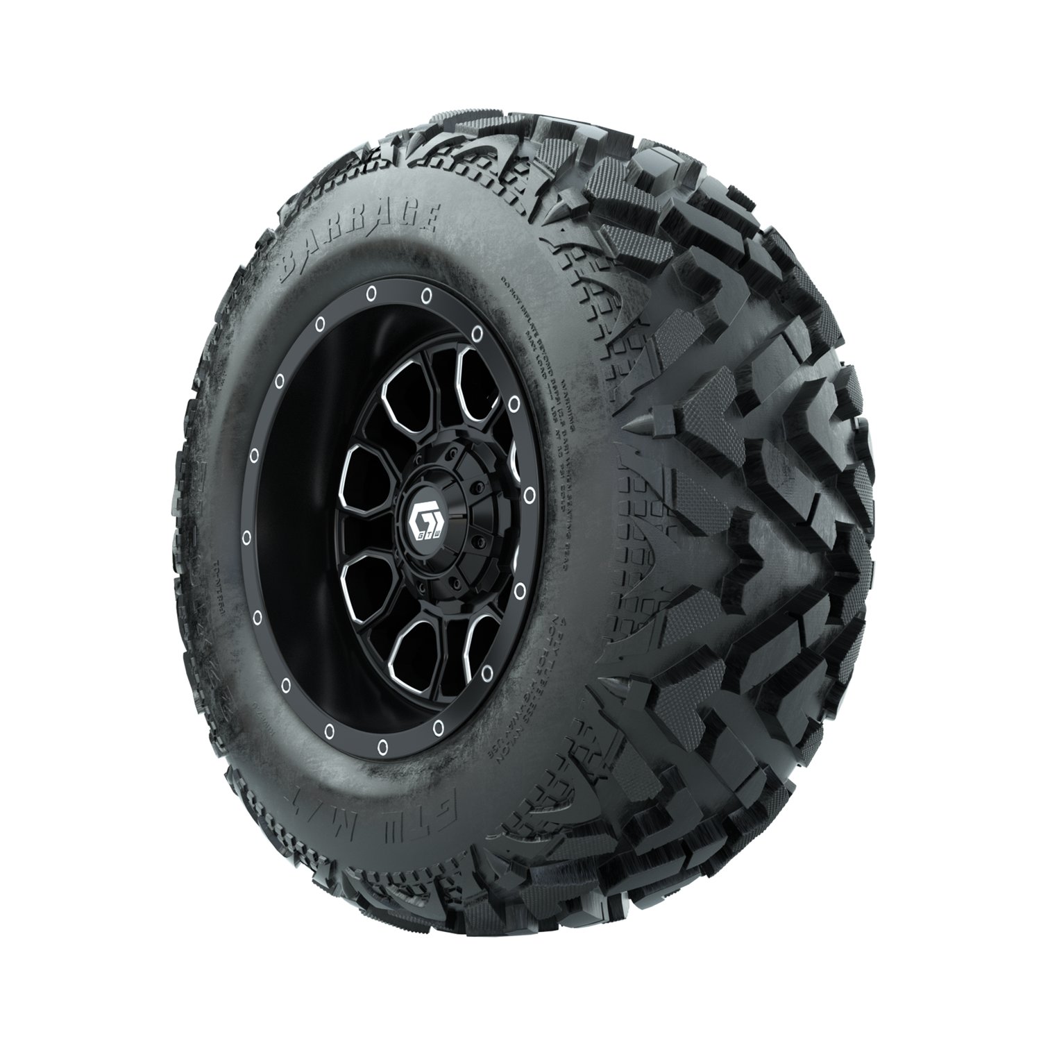 19-334 A19-1710 Volt / Machined & Black / Barrage