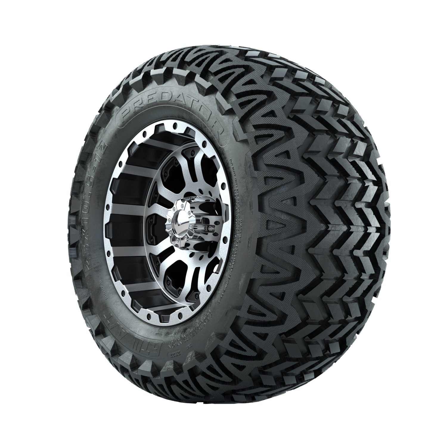 20-060 A19-513 Omega / Machined & Black / Predator