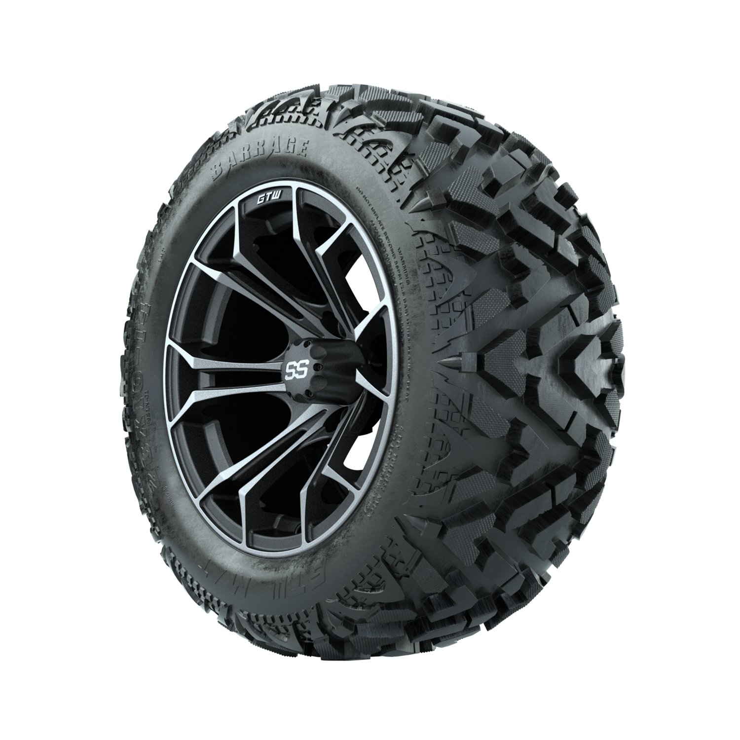 19-253 A19-2510 Spyder / Matte Gray & Machined / Barrage