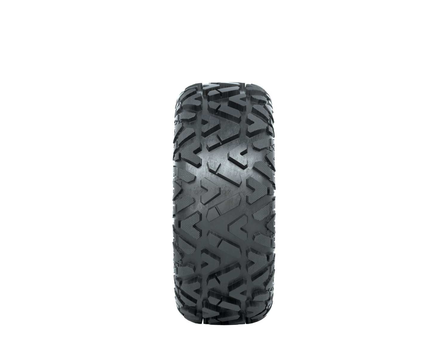 20-033 25x10-R14 Barrage Series 6Ply profile mounted