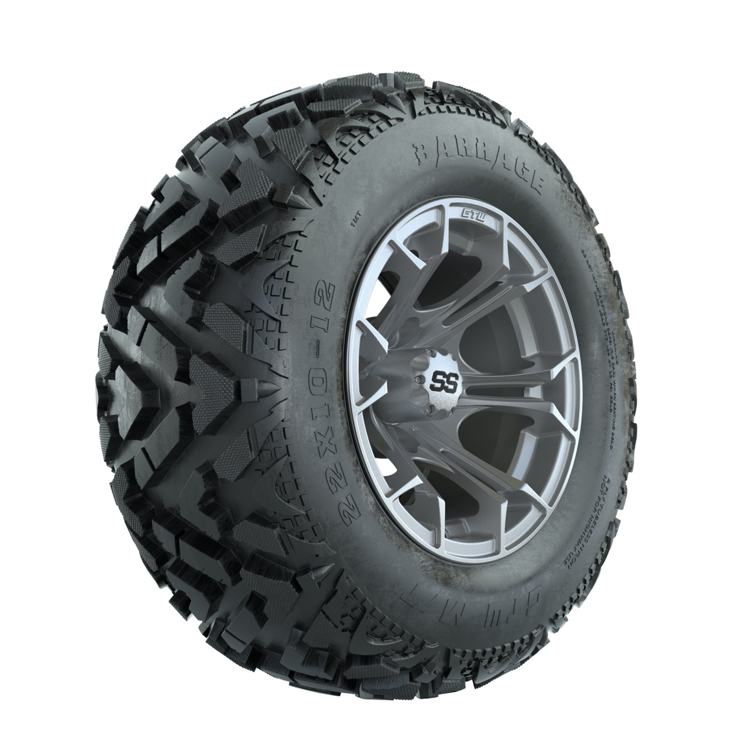 19-351 A19-1770 Spyder / Silver / Barrage