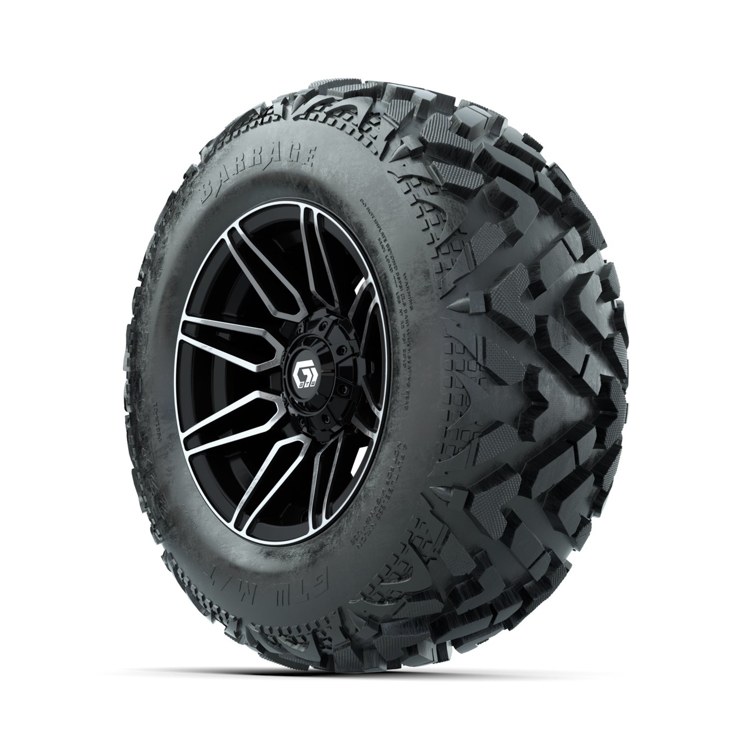 19-408 A19-1932 Stealth/ Machined & Gloss Black / Barrage