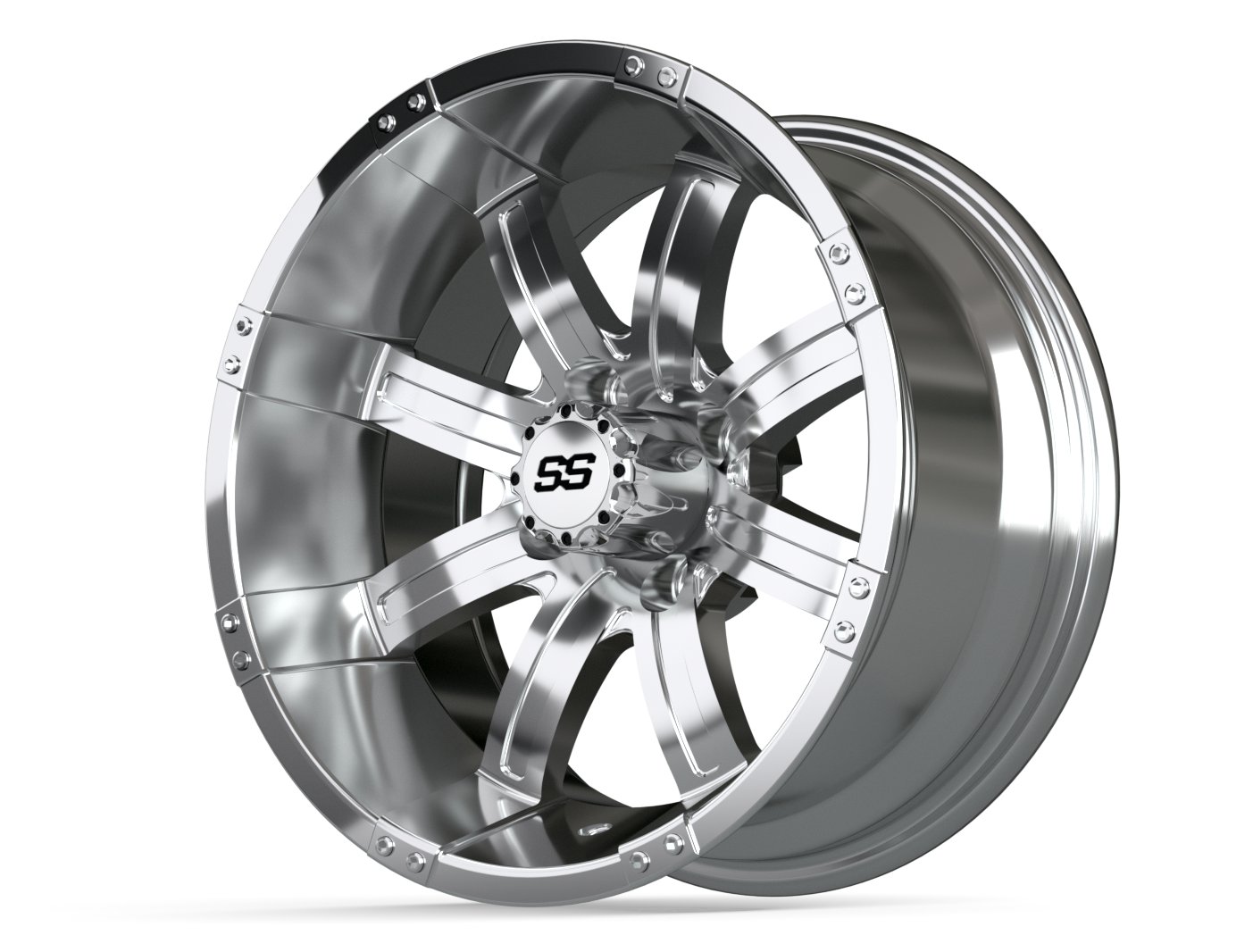 19-141 GTW Tempest 14x7 Chrome Wheel