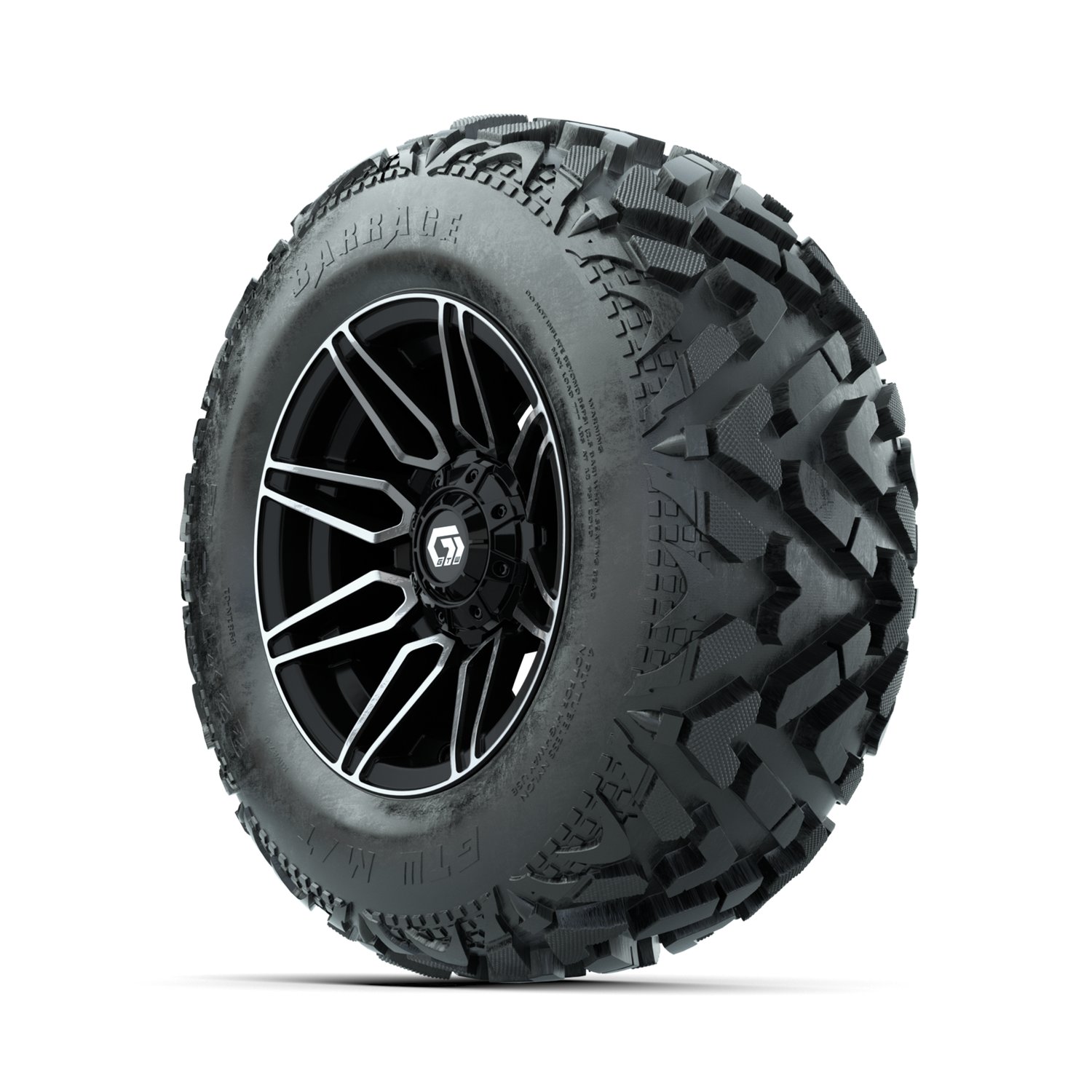 19-408 A19-1932 Stealth/ Machined & Gloss Black / Barrage