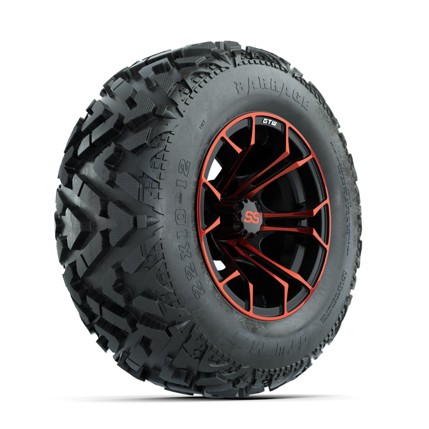 19-219 A19-2189 Spyder / Red & Black / Barrage