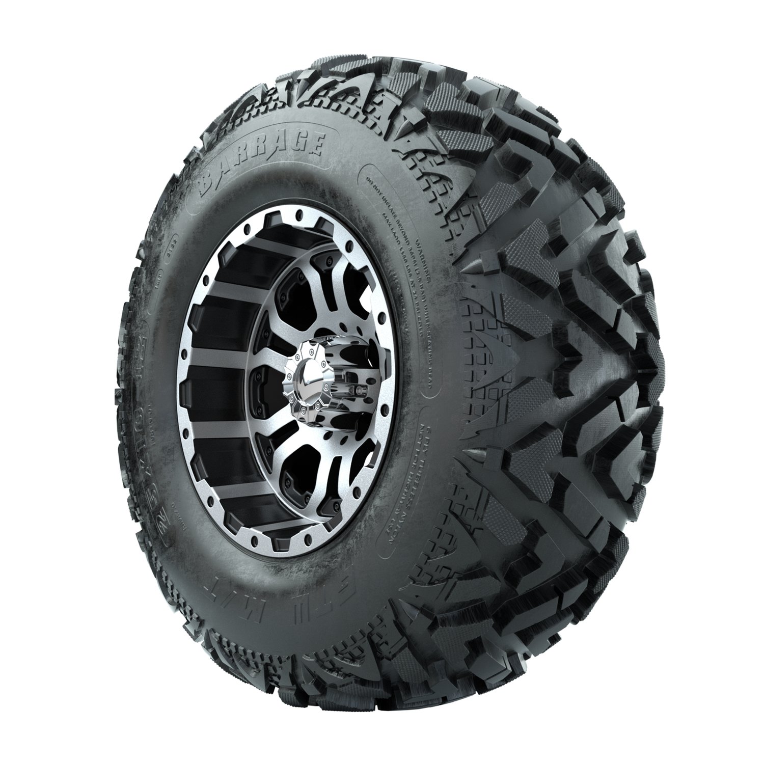 20-032 A19-2104 Omega / Machined & Black / Barrage