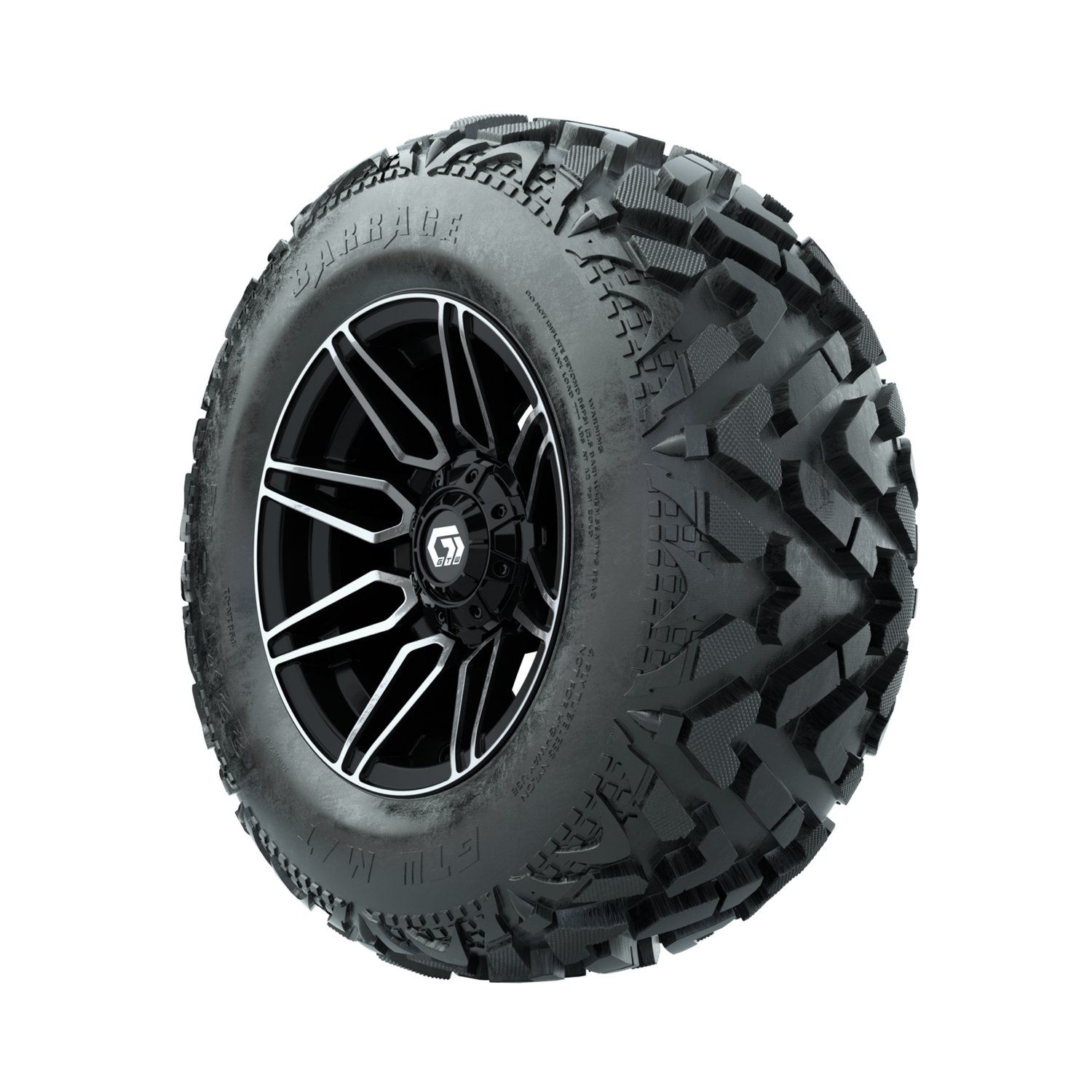 19-408 A19-1932 Stealth/ Machined & Gloss Black / Barrage