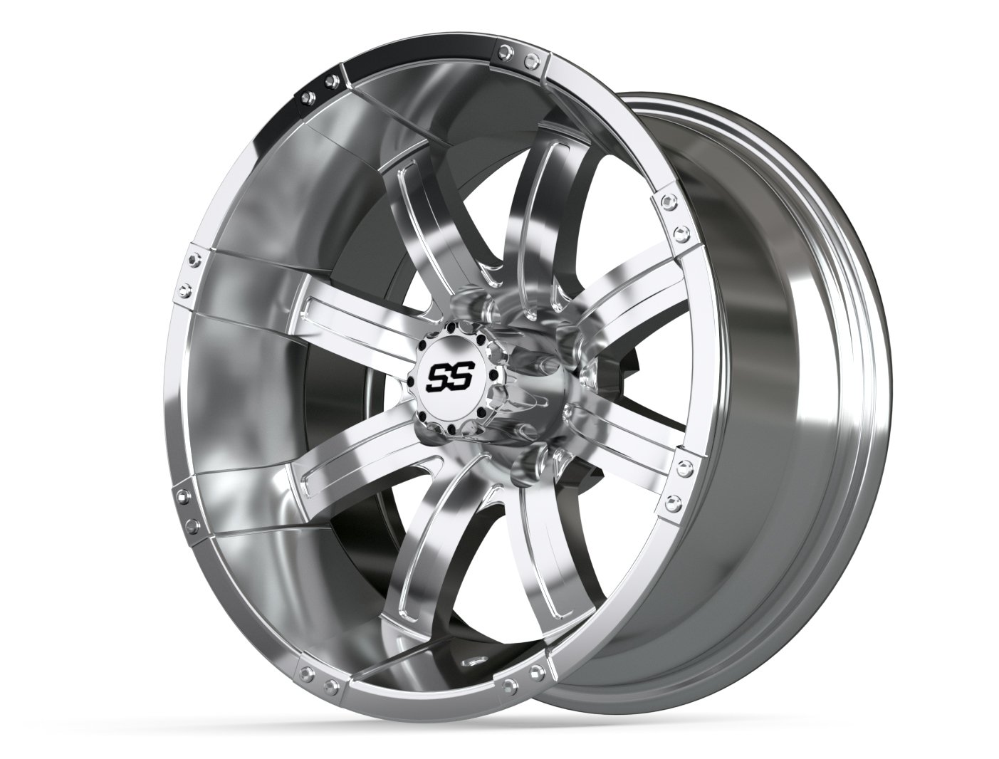 19-141 GTW Tempest 14x7 Chrome Wheel